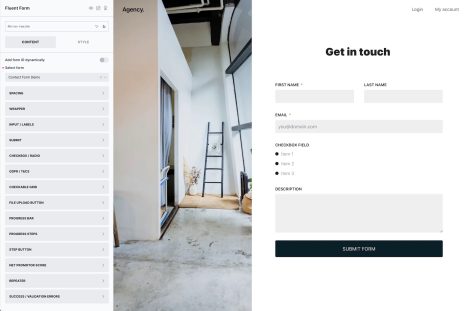 Fluent Form screenshot