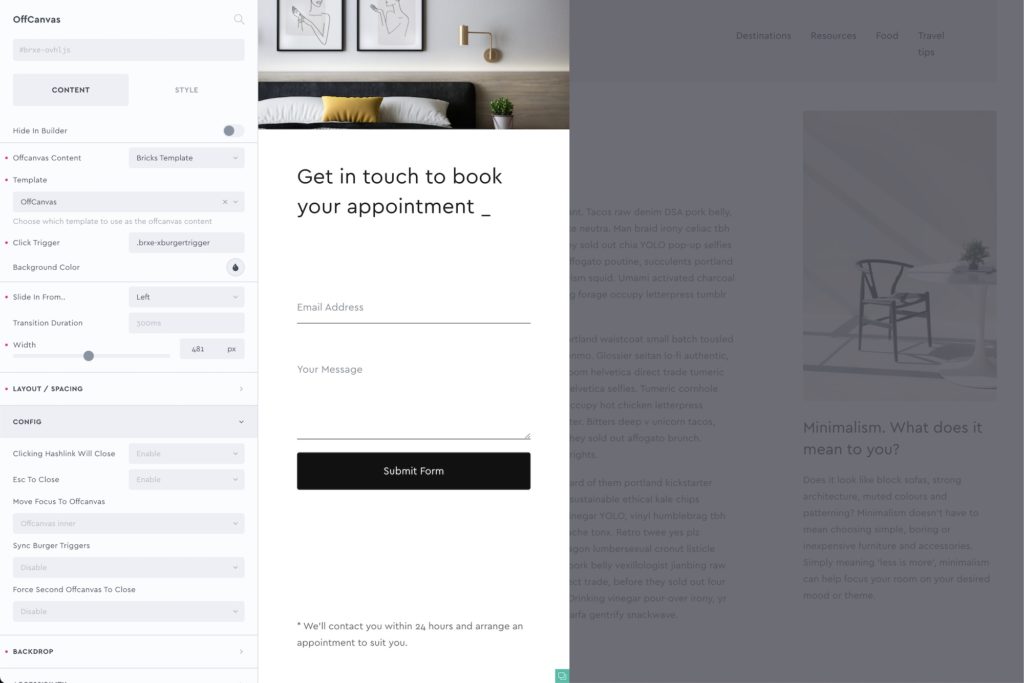 offcanvas screenshot 1