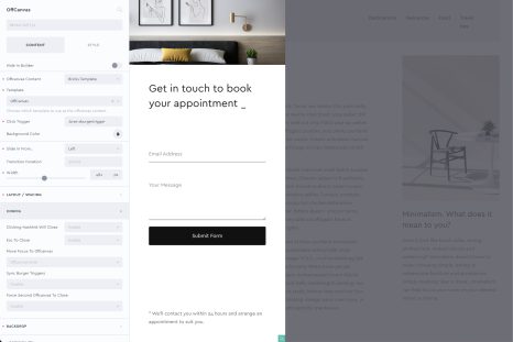 Pro OffCanvas screenshot