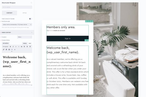 Shortcode Wrapper screenshot