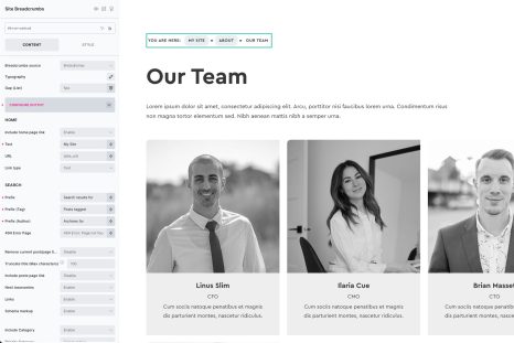 Site Breadcrumbs screenshot