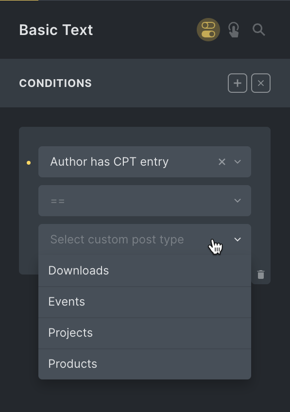 author has cpt entry bricks condition